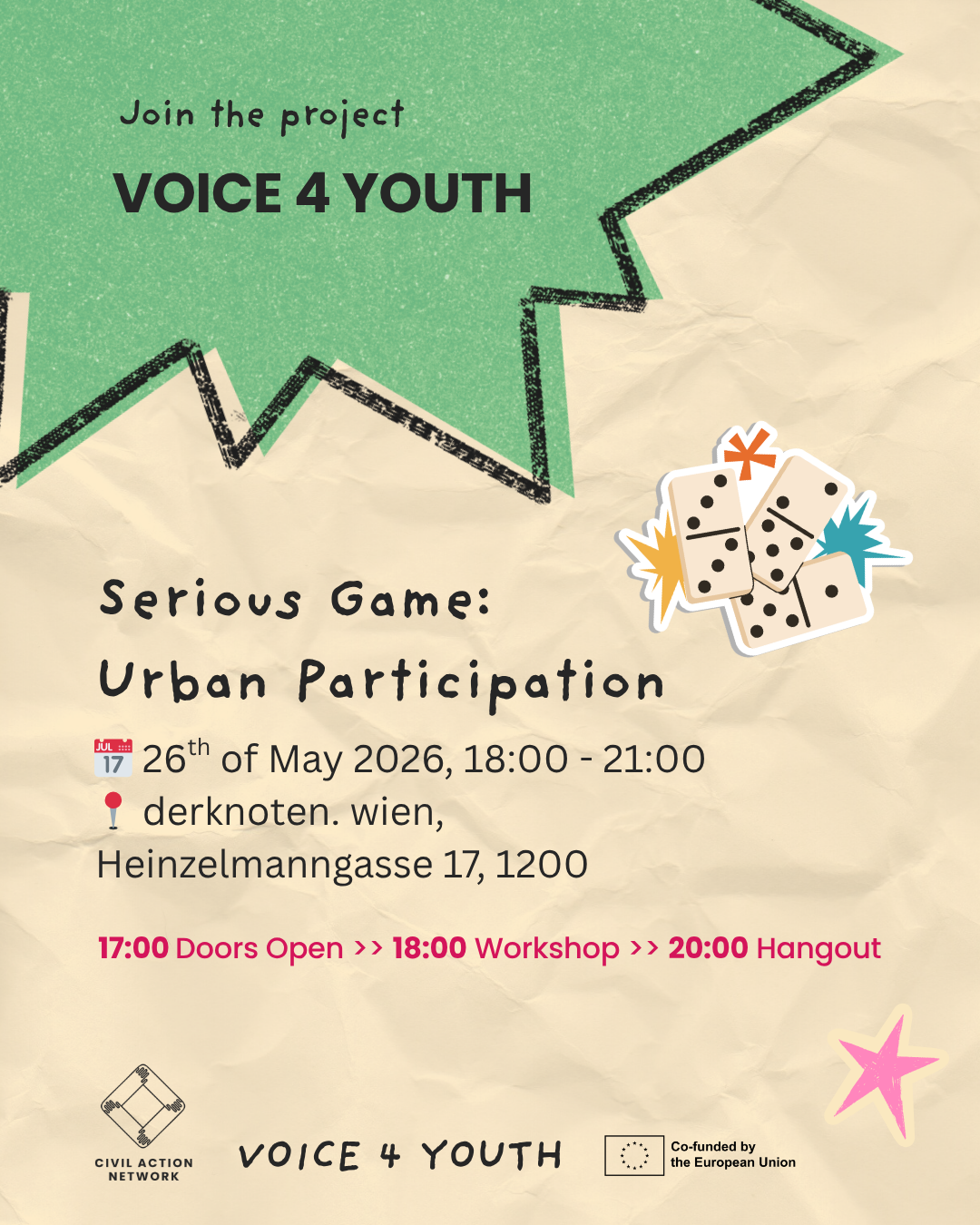🎲 Serious Game Night: Urban Youth Participation 🎲