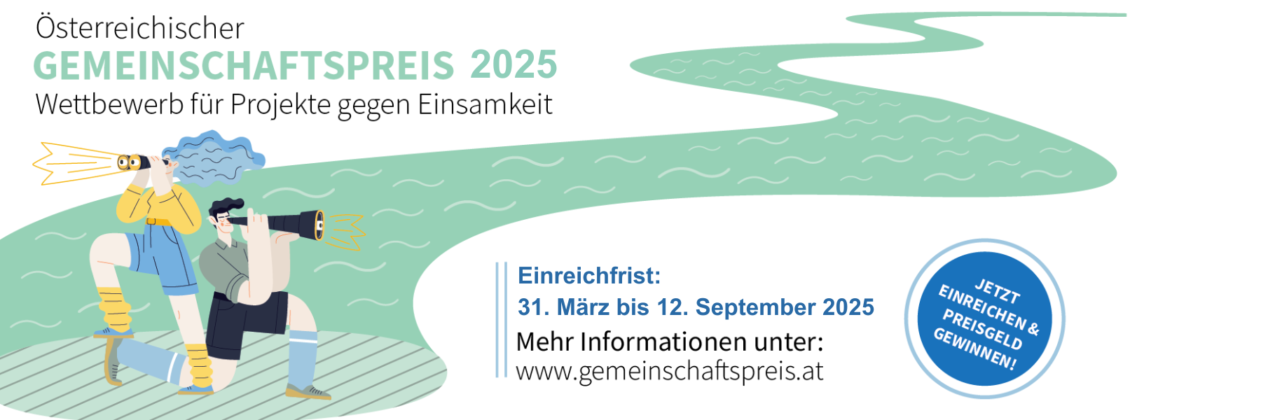 Österreichischer GEMEINSCHAFTSPREIS 2025 - Wettbewerb für Projekte gegen Einsamkeit